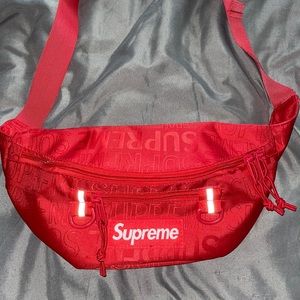 Supreme SS19 Red Fanny Pack Waist Bag